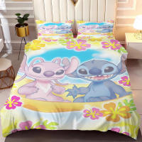 Juego De Sábanas Lilo Y Stitch 3pcs 100% Poliéster Sin Relleno Para Niños Y Niñas Diseño De Stitch Cama De Poliéster - details 36