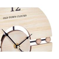 ARISE SHOP-Reloj sobremesa bolas peana,Reloj De Mesa Bolas Negro Metal Madera Mdf 20,5 X 26,5 X 7 Cm - details 2