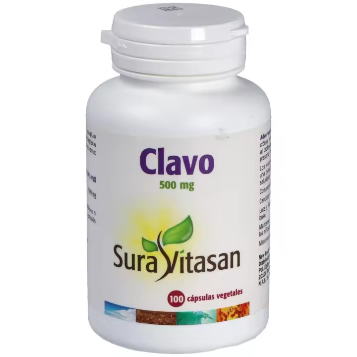 Sura Vitasan Clavo 500Mg 100Caps - 1