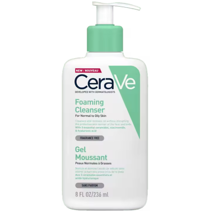 Cerave Gel Limpiador Espumoso 236 ml - 1