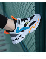 Zapatillas De Tenis Para Niños Casuales Transpirables De Malla Y Cuero Suela EVA Tallas Para 6 a 12 Años Zapatos Deportivos Para Niños - details 5