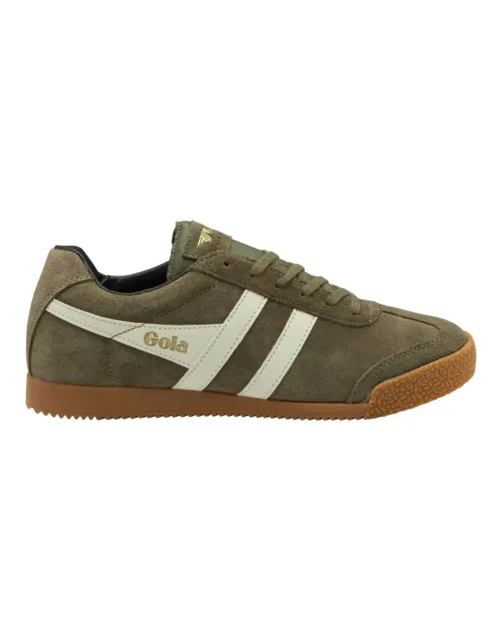 Gola Harrier Zapatillas Suede Khaki / Off White / Black - 1