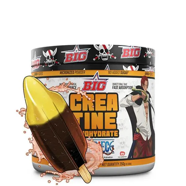 BIG - CREATINA ONE PIECE - Edición Limitada ¡No te quedes sin la tuya! - CREAPURE - La familia CREABIG crece con la nueva CREATINA MONOHIDRATO ONE PIECE® Original edición exclusiva One Piece® con Creapure®, disponible en 2 increíbles sabores - 1