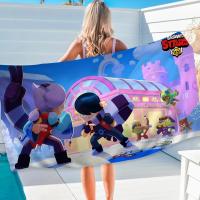 Toalla De Playa Microfibra Brawl Fashion Juego Quick Dry Toalla De Piscina Para Viaje Yoga Toalla De Sandía Toalla De Baño Rectangular Tela De Algodón Tejida - details 6