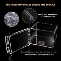 Juego De 4 Cajas De Condimentos Transparentes Con Cuchara Soporte De Especias Para Pimienta Y Condimentos Almacenamiento De Jarra De Cristal - details 5