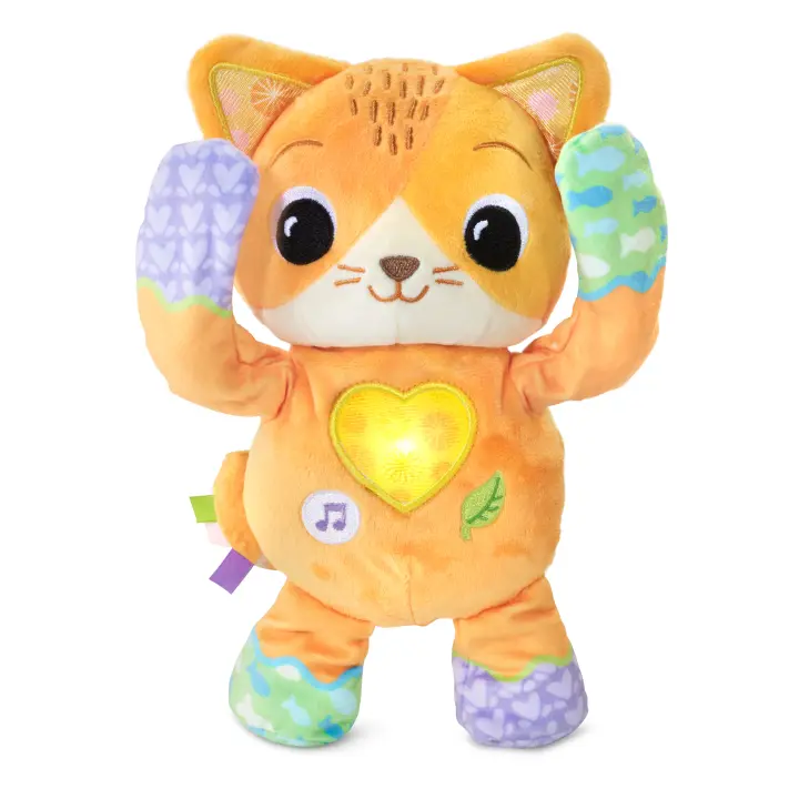 VTech Gatito Tristrás - Peluche Musical e Interactivo para Bebés, Juega al Cucú-Tras, Estimulación Musical y Sensorial, Frases y Sonidos en Español, Regalo Ideal para Bebés +1 Año - 1