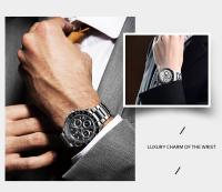 Reloj De Pulsera De Cuarzo Para Hombre PAGANI DESIGN 2024 Multi Zona Horaria 40MM Marca Top Lujo Cronógrafo VK63 Acero Inoxidable Resistente Al Agua - details 3