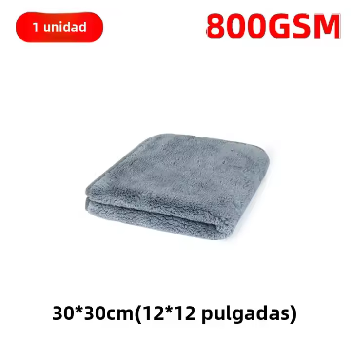 Toalla De Limpieza Para Coche SEAMETAL De Microfibra Super Absorbente Para Cuidado Del Auto Secado Rápido Después Del Lavado De Coche Accesorios De Limpieza - 1