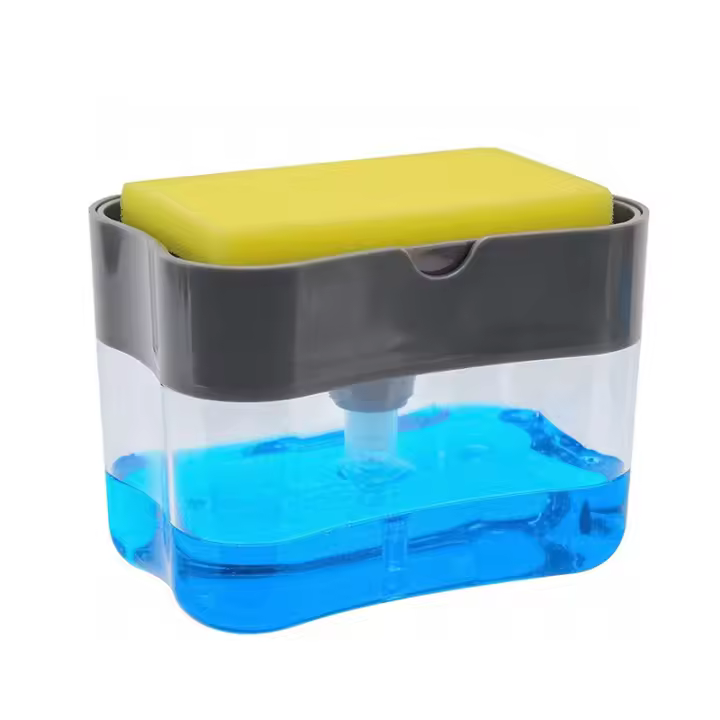Dispensador De Jabón Para Lavabo De Cocina Leeseph Con Esponja Incluida Soporte Ecológico Para Limpieza Del Hogar - 1