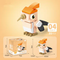 Bloques De Construcción De Animales Del Mundo Insecto Scorpion Mantis Hormiga Araña Pájaro Marino Regalo Para Niños Adornos De Escritorio Bloques Pequeños Compatible Con Lego ABS Sin Batería - details 45