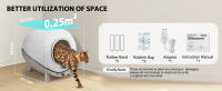 Nobleza - Arenero Autolimpiable Inteligente para Gatos con App, 80L Capacidad, Ideal para Varios Gatos, Incluye 2 Rollos de Bolsas de Basura - details 10