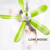 Ventilador De Techo Silencioso Con 5 Hojas Y Alcance De 1.8m Para Acampar Cama Dormitorio Y Tent 220V Instalación En Techo - details 6