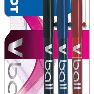 PILOT ROTULADOR PILOT V-BALL 0.5 TINTA LIQUIDA BLISTER 3 COLORES V-BALL 0 5 - 1