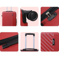 S7 STAR Juego 3pcs Maleta de Viaje, Euqipaje de Mano Elegante con Mango Ajustable, Cabina Rígida Resistente 20in 24in 28in, Set 3piezas Maletas con 4 Ruedas Giratorias 360°, Equipaje Puro Color de Moda para Viajar Negocios - details 2