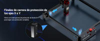 Mecpow X3 Pro Grabador Laser con Aire Asistencia,10W CNC Cortadora Laser para Metal y Madera, 60W Grabadora Láser 10000mm/min con Parada de Emergencia, Detección de Llama y Giroscopio, 410 x 400mm - details 3