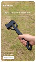 Martillo De Camping Herramienta Antideslizante Y Resistente Para Remolques De Tela De Seda Martillo De Plástico Para Clavos De Tierra Para Acampar - details 0