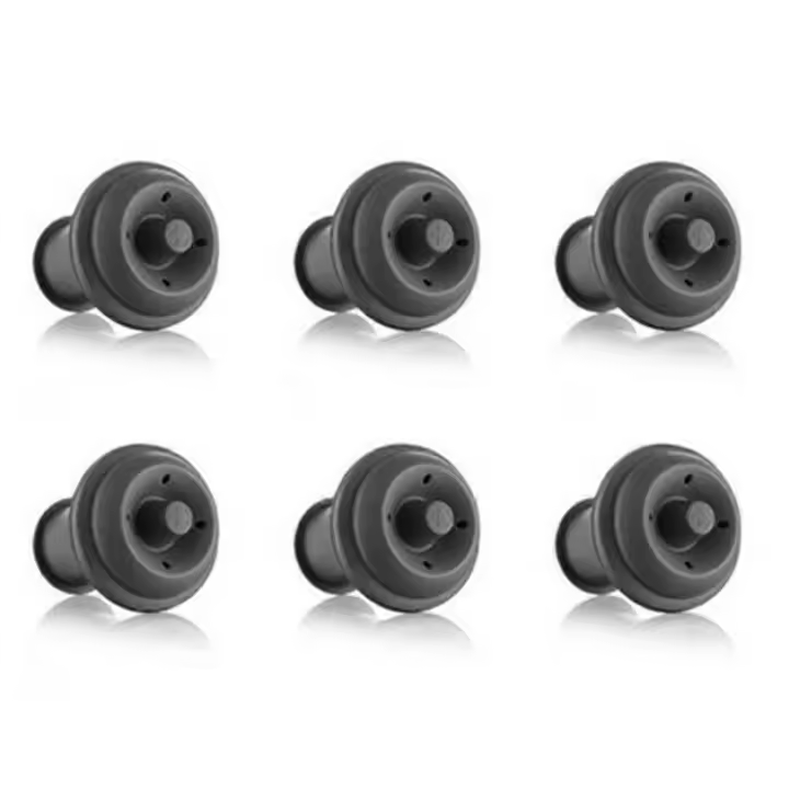 Wine Saver Vacuum Stoppers, Set of 6, Rubber Wine Stoppers, for Wine Saver Vacuum Pump Preserver, Bottle Rubber Corks To Preserve Wine Flavor - 1