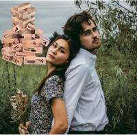 Juego de apilamiento de torres de bloques de construcción para parejas, apilamiento sexual, bloques de construcción para el día de San Valentín - details 2