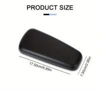 Almohadilla De Rodilla De Cuero Sintético Para Coche Cojín De Pierna De Memoria Universal Cómodo Soporte De Túnel 6.89X2.95 Pulgadas - details 8