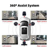 Sistema De Cámara Panorámica 360° Para Coche Con Pantalla Multimedia Android Función 360APP VseeKan Resistentes Al Agua Y Vibraciones Visión Nocturna Zoom Digital - details 4