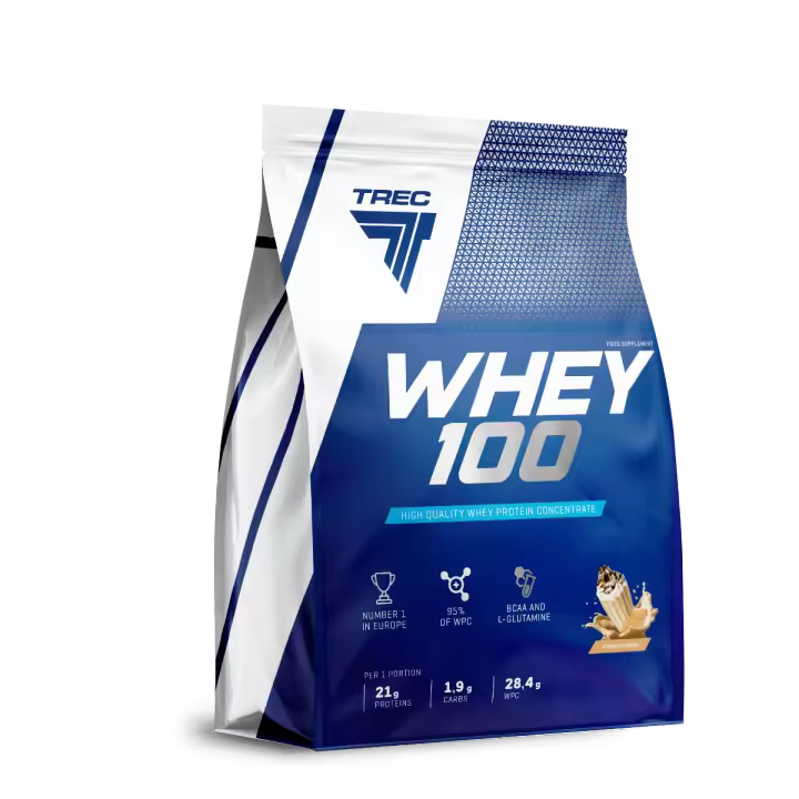 Proteína de Suero Whey 100 Trec Nutrition - Concentrado de Alta Calidad - 2,275kg - Chocolate - 1