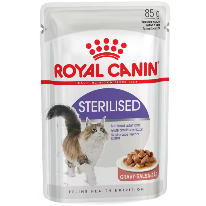12 X85g - Royal Canin Sobre Húmedo Sterilised in Gravy (Salsa) para Gatos - 1