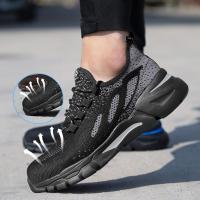 Zapatos de Seguridad para Hombres y Mujeres Zapatillas con Punta de Acero Antideslizante Calzado de Seguridad Ligeros y Transpirables Zapatos de Trabajo - details 0