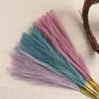 5/10Pcs Pampas Artificial Flor Para Decoración De Hogar Boda Y Jardín Arreglo Floral Falso Planta En Vaso Guirnalda Exterior - details 7