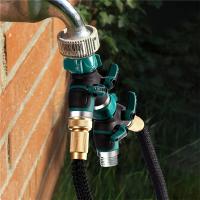 Válvula De Doble Camino Para Jardín Con Y-Divertidor De Agua Con Interruptor Conector Metálico De Aleación De Zinc - details 1
