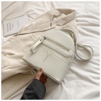 Mochila urbana sencilla de PU a juego para uso diario, mochila para mujer - details 12