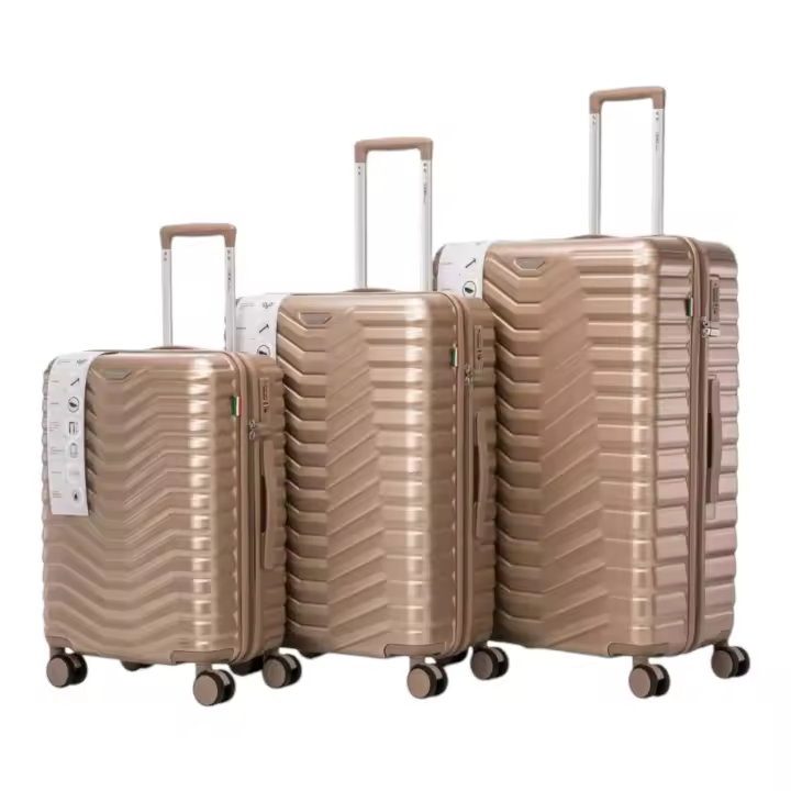 Juego de 3 Maletas de Viaje Coloridas y Resistentes Premium Set Diseño Elegante 20´ 24´28´, Ruedas Multidireccionales y Amplio Espacio de Almacenamiento – Ideal para Aventuras y Escapadas - 1