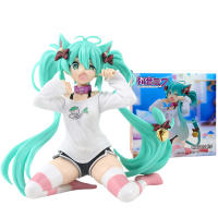 Figura De Anime Hatsune Miku En Posición De Sakura Rosa PVC Modelo Juguete Decorativo Regalo Para Niños Cumpleaños - details 7