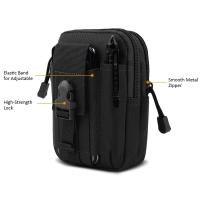 Bolsa De Cintura Para Teléfono Móvil Impermeable De Nylon Multifuncional Casual Para Hombres Small Bag Pouch De Deporte - details 10