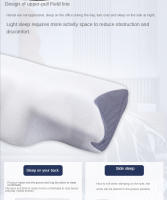 Almohada De Memoria Con Patrón De Mariposa Para El Sueño Almohada De Cuello Ortopédica Con Ión De Cobre Cómodo Y De Rebound Lento Para Una Mejor Salud Del Sueño - details 3