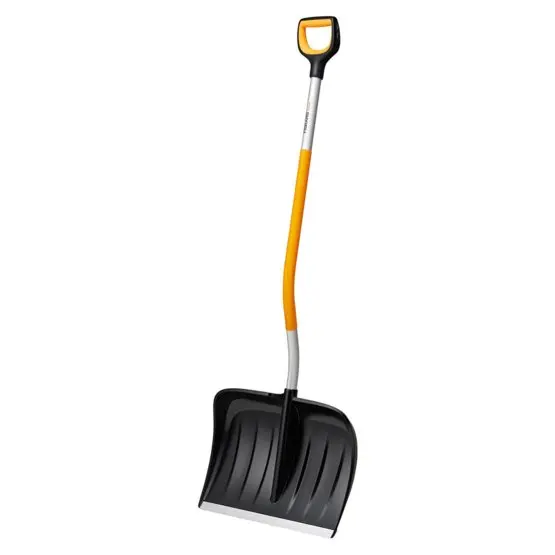 Fiskars 1057186 Pala de empuje para nieve curvada X-series - 1