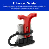 Conector De Energía Anderson Estilo Plug T Manija Impermeable Para Batería De Litio Vehículo Gran Corriente Cubierta De Plug - details 1