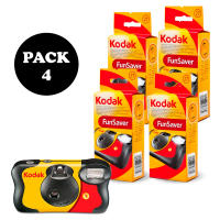 PACK 4 Kodak FUNSAVER 27 exposiciones- cámara desechable - details 0