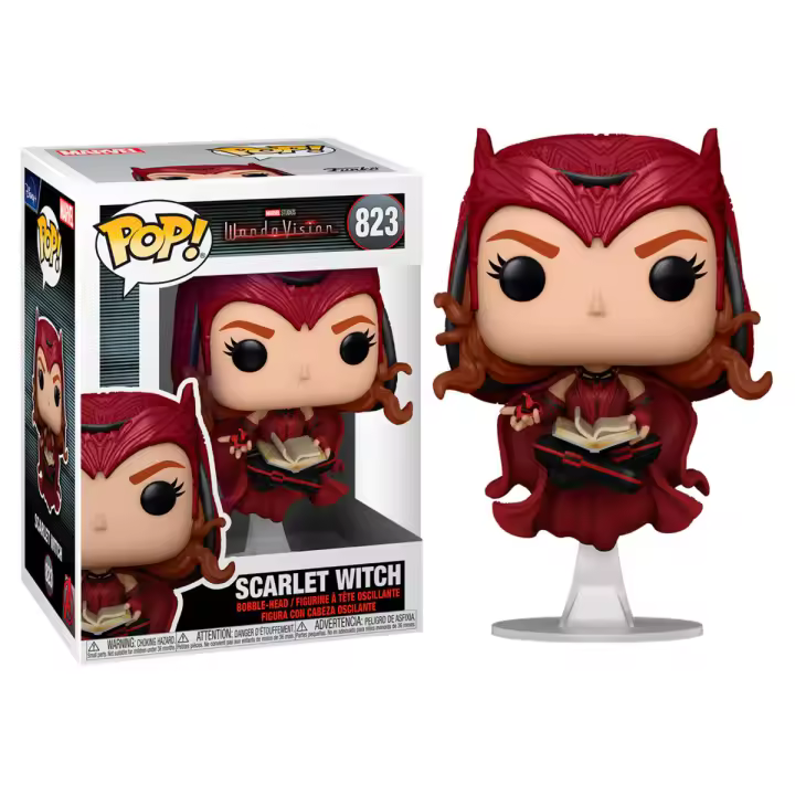 Figura Pop Marvel Wandavision Scarlet Witch-Figura de Vinilo Coleccionable - Idea de Regalo- Mercancia Oficial - Juguetes para Niños y Adultos - Movies Fans - Muñeco para Coleccionistas y Exposición - 1