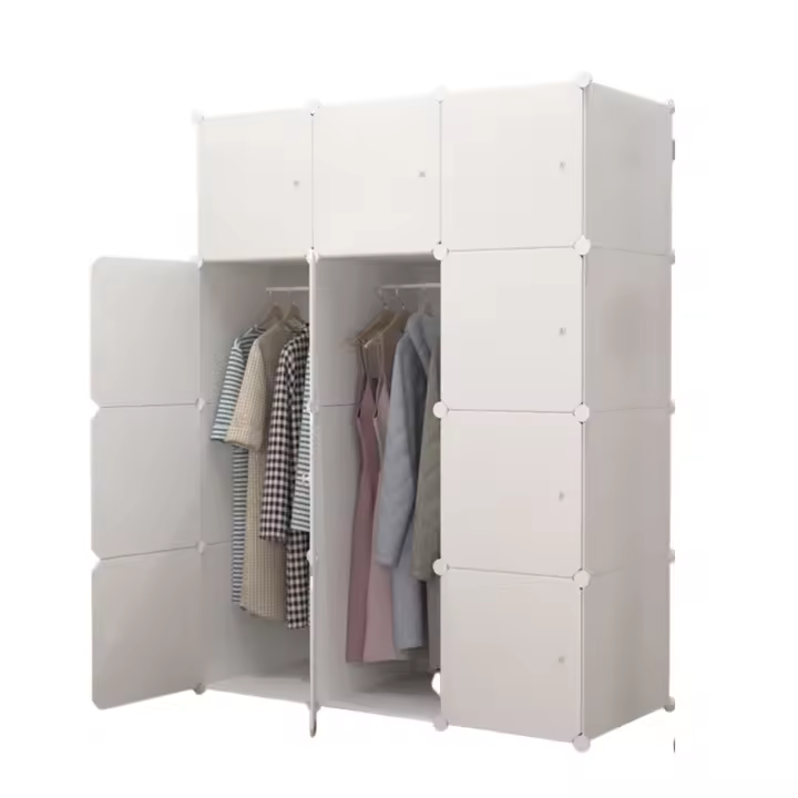 XOKOTAKI Armario Modular, Estantería de Módulos, Organizador Modular de Ropa Ropero para Hogar, Estante de Almacenamiento para Dormitorio - 1