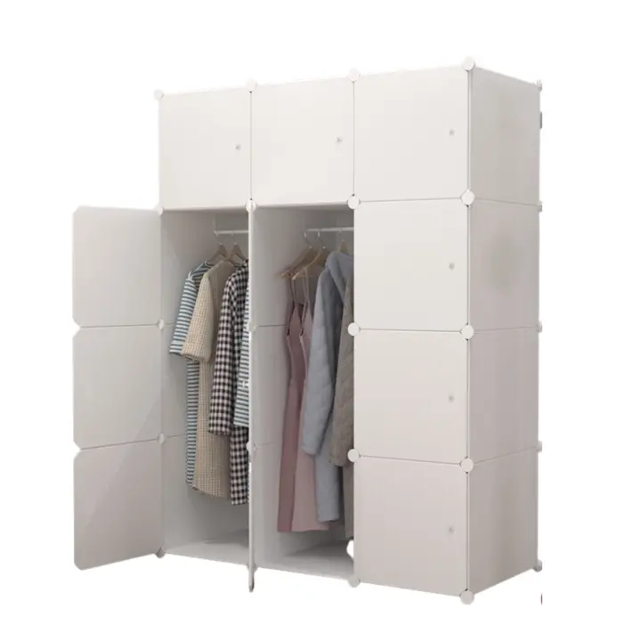 XOKOTAKI Armario Modular, Estantería de Módulos, Organizador Modular de Ropa Ropero para Hogar, Estante de Almacenamiento para Dormitorio - 1