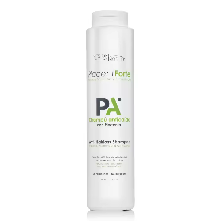 PLACENTFORTE CHAMPÚ ANTICAÍDA PLACENTA VITAMINAS Y AMINOÁCIDOS - 1