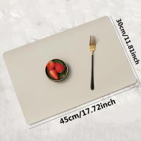 Tapete De Comedor De Cuero Antideslizante Y Impermeable Para Hoteles Y Uso Doméstico Tapete Rectangular Para Decoración De Mesa - details 5
