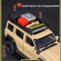 Coche De Juguete De Aleación De Zinc 1/24 TANK 300 Modificado Con Puertas Abatibles Luz Y Sonido Absorbente De Impacto Para Niños - details 5