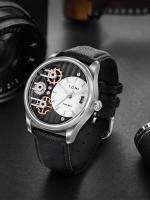 Reloj De Cuarzo Para Hombre TOMI Con Correa Desmontable Estilo Negocios Y Sencillo Caja De Regalo De Fiestas Material De Pulsera PU Calendario Completo Resistente Al Agua - details 1