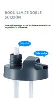 Botella Deportiva De Agua Portátil Con Pajita Gran Capacidad 0.7/1/2/3L Para Camping Picnic Escalada Deportes Al Aire Libre - details 6