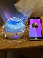 Proyector De Estrellas LED Regulable Lámpara De Noche Rotativa 360° Para Decoración De Habitación De Niños Proyección De Cielo Y Planetas - details 0