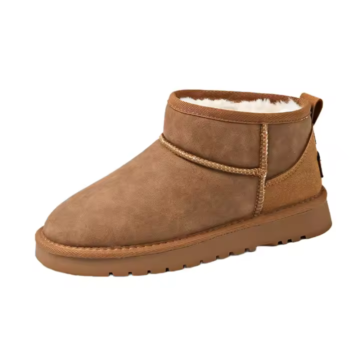 Botas De Tobillo Calientes Y Confortables Para Mujer Y Hombre Botas De Nieve Gruesas Clásicas Para Invierno Material Microfibra Suave Y Cálido Talla Verdadera - 1