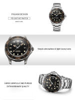 Reloj De Pulsera Mecánico PAGANI DESIGN Para Hombre Resistente Al Agua Cristal De Esmeril NH35A Automatico Con Calendario Completo Y Luz Nocturna - details 2