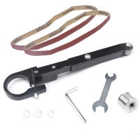 Mini Lijadora Eléctrica De Cinturón Para DIY Herramienta De Pulido Y Tratamiento De Superficie Para Metal M10 Con Cinturón De Grano - details 3
