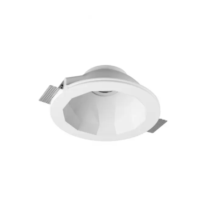 Ledkia Aro Downlight Integración Escayola/Pladur Dodeca para Bombilla LED GU10 / GU5.3 Corte Ø253 mm UGR17 Blanco - 1